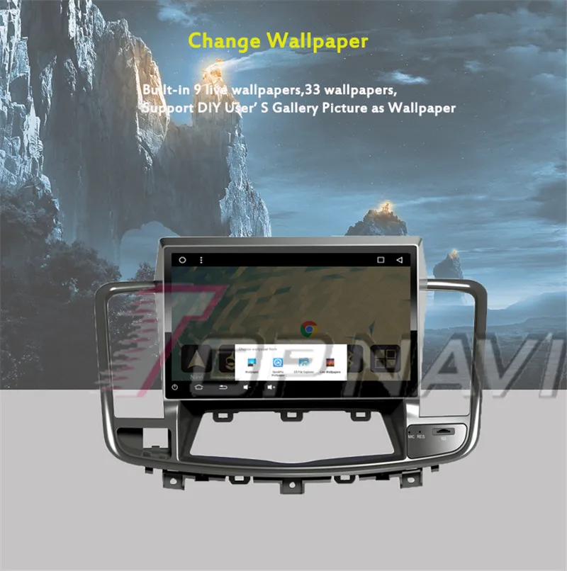 roof mount car dvd player For Nissan Teana 2010