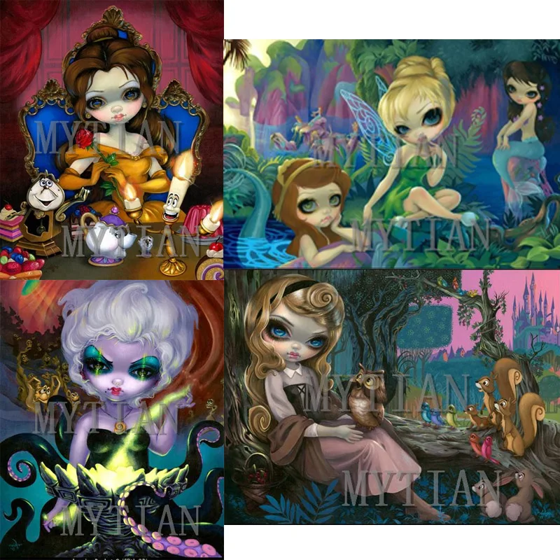 5D DIY Diamond Embroidery cartoon Girl Diamond Mosaic Full Square/round Drills Rhinestone Artwork Home Decoration
5D DIY Diamond Embroidery cartoon Girl Diamond Mosaic Full Square/round Drills Rhinestone Artwork Home Decoration