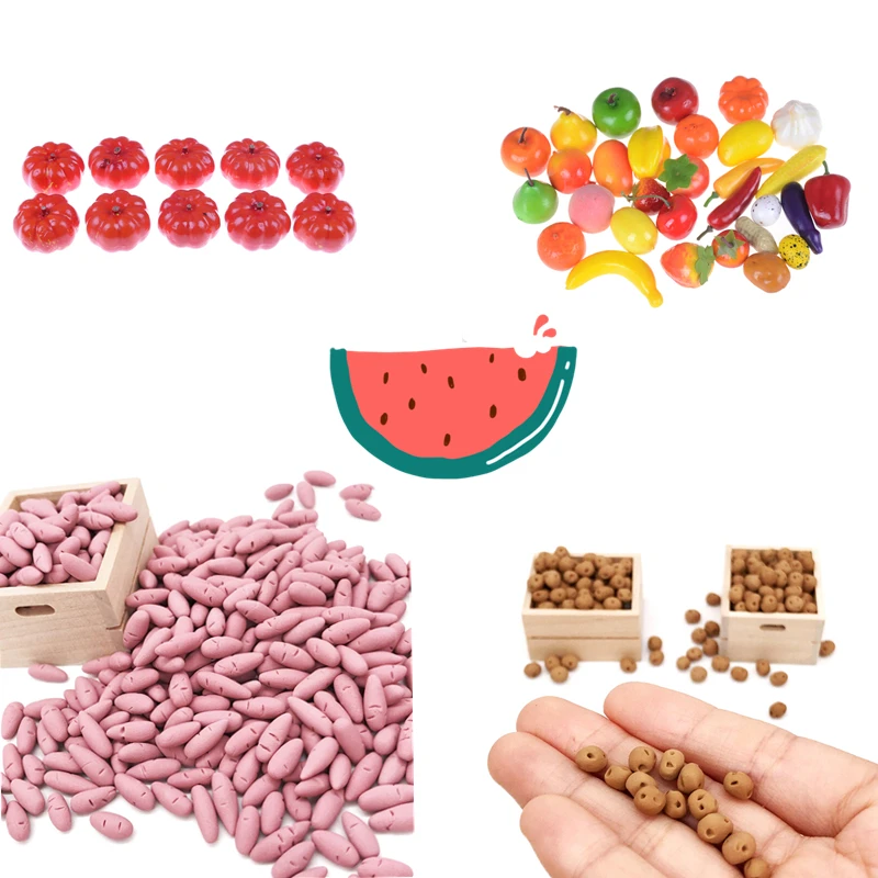 Dollhouse Miniature Pretend Play Mini Handmade Food fruits Vegetables Potato sweet potato kitchen Deco 1:12 Dollhouse 10PCS
Dollhouse Miniature Pretend Play Mini Handmade Food fruits Vegetables Potato sweet potato kitchen Deco 1:12 Dollhouse 10PCS