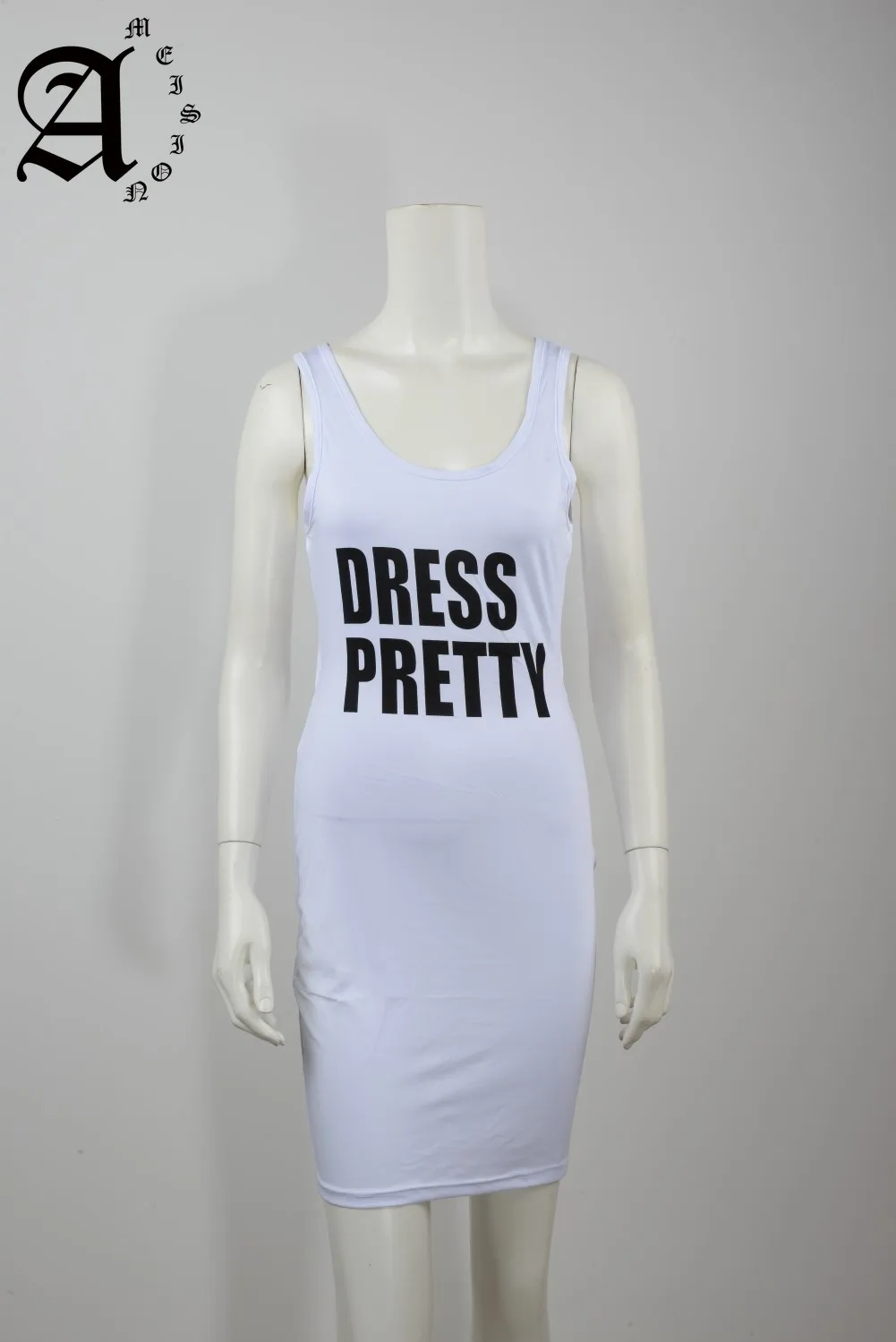 Ameision 2019 Women Summer Dress Multicolor letter Cotton Sleeveless Sexy Solid Knee-length Lady A-line Bodycon Dresses Vestidos
Ameision 2019 Women Summer Dress Multicolor letter Cotton Sleeveless Sexy Solid Knee-length Lady A-line Bodycon Dresses Vestidos