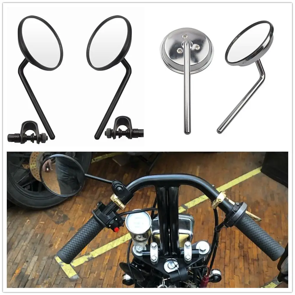 1Pair 22-25mm Motorcycle Handlebar Rear View Mirrors Round Convex Clip-On Retro for Harley Honda Chopper Cruiser Cafe Racer
1Pair 22-25mm Motorcycle Handlebar Rear View Mirrors Round Convex Clip-On Retro for Harley Honda Chopper Cruiser Cafe Racer