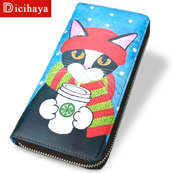 DICIHAYA Hot Designed Women Cute Cat Wallet Zipper Girl Long Wallet Genuine Leather Women Coin Purse Female Card Holder Wallets
DICIHAYA Hot Designed Women Cute Cat Wallet Zipper Girl Long Wallet Genuine Leather Women Coin Purse Female Card Holder Wallets