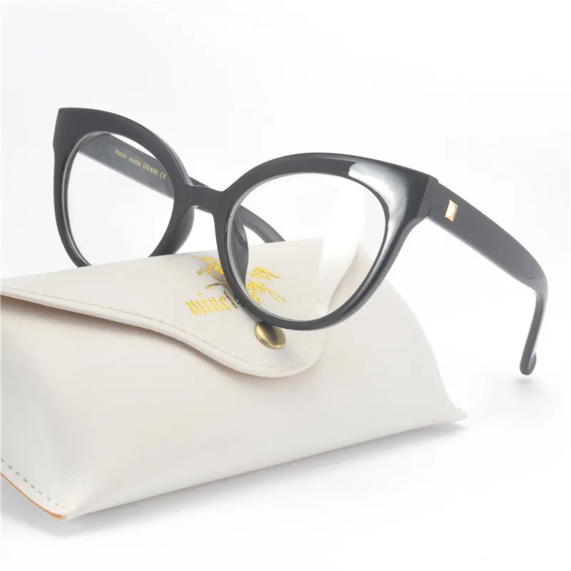 MINCL/ Fashion cat reading glasses retro brand design black far vision finished diopter reading glasses with box NX
MINCL/ Fashion cat reading glasses retro brand design black far vision finished diopter reading glasses with box NX