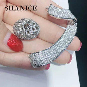 SHANICE 2 Pcs L Shape DIY Women Luxury Pearls Necklace Making Findings Paved Zircon Connector Suspension Pendants Accessories
SHANICE 2 Pcs L Shape DIY Women Luxury Pearls Necklace Making Findings Paved Zircon Connector Suspension Pendants Accessories