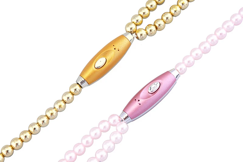 2017 Pink girl Rhinestone Jewelry Pearl Necklace Earphones With Mic 3.5mm Earbuds For Xiaomi Huawei Brithday Gift fone de ouvido 5 (1)