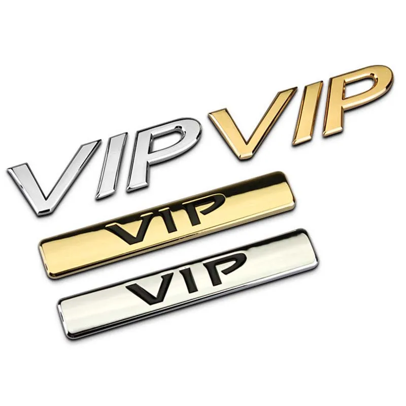 Universal VIP Bar letters Metal Chrome Car Styling Sticker Badge Emblem Auto Decoration Accessories Decals for Tenna Crown etc.
Universal VIP Bar letters Metal Chrome Car Styling Sticker Badge Emblem Auto Decoration Accessories Decals for Tenna Crown etc.