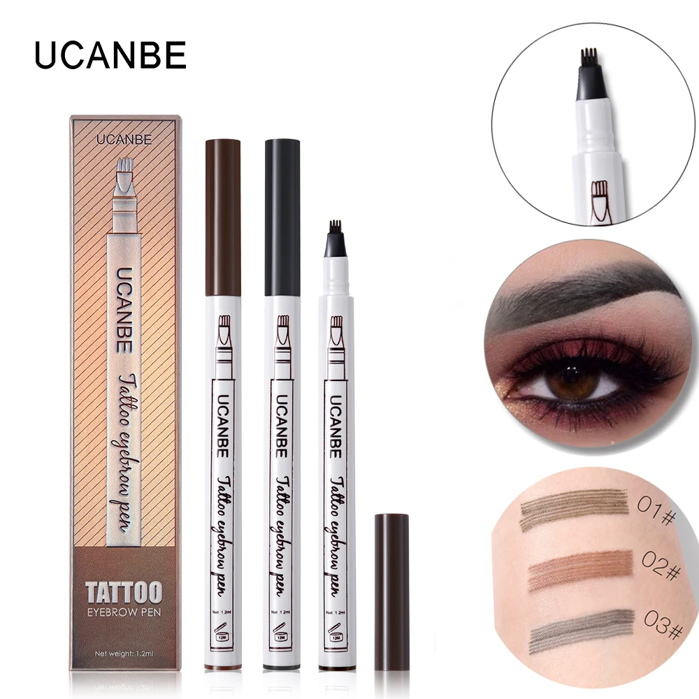 UCANBE Brand Makeup Tattoo Sketch Eyebrow Pencil Waterproof Durable Smudge-proof Pigmented Eye Brows Pen Cosmetics Enhancers Set
UCANBE Brand Makeup Tattoo Sketch Eyebrow Pencil Waterproof Durable Smudge-proof Pigmented Eye Brows Pen Cosmetics Enhancers Set