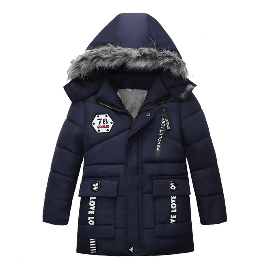 Fashion Warm Thickening Winter Fur Collar Child Coat Children Outerwear Windproof Baby Boys Jackets For 2-5 Years Old
Fashion Warm Thickening Winter Fur Collar Child Coat Children Outerwear Windproof Baby Boys Jackets For 2-5 Years Old