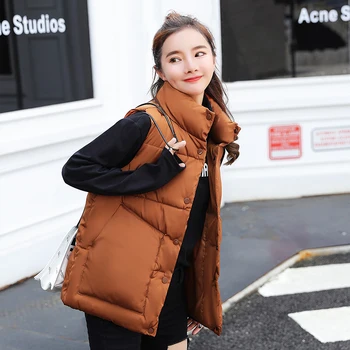 QIMAGE 2018 New Winter Women Vests Female Winter jacket Hooded Thick Warm Cotton Padded Waistcoat Ladies Waistcoat Plus Size 3XL
QIMAGE 2018 New Winter Women Vests Female Winter jacket Hooded Thick Warm Cotton Padded Waistcoat Ladies Waistcoat Plus Size 3XL
