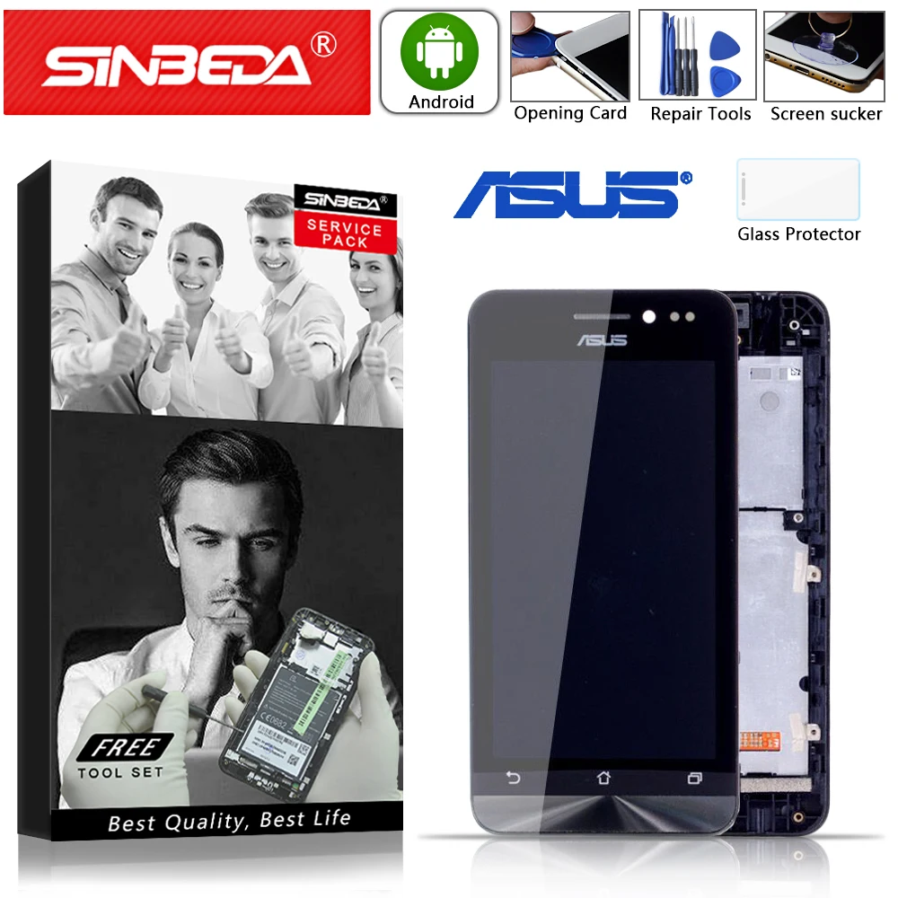 Original 4.5" For ASUS Zenfone 4 A450CG LCD Display Touch Screen with Frame Digitizer Assemble For ASUS Zenfone 4 A450CG Display
Original 4.5" For ASUS Zenfone 4 A450CG LCD Display Touch Screen with Frame Digitizer Assemble For ASUS Zenfone 4 A450CG Display