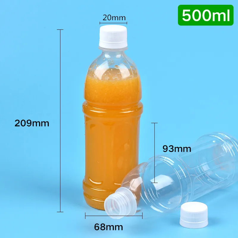 190PCS/Carton Food Grade 500ML plastic bottle Leak-proof Liquid packaging container for water Juice beverage Milk wholesale
190PCS/Carton Food Grade 500ML plastic bottle Leak-proof Liquid packaging container for water Juice beverage Milk wholesale