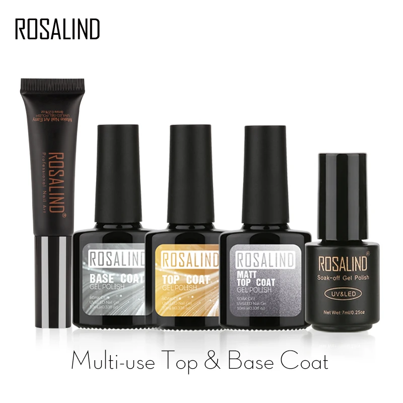 ROSALIND Top Coat Base Coat 7ML & 8ML & 10ML Gel Nail Polish UV LED Glitter Lacquer Polish Manicure Nail Art Soak Off Salon
ROSALIND Top Coat Base Coat 7ML & 8ML & 10ML Gel Nail Polish UV LED Glitter Lacquer Polish Manicure Nail Art Soak Off Salon