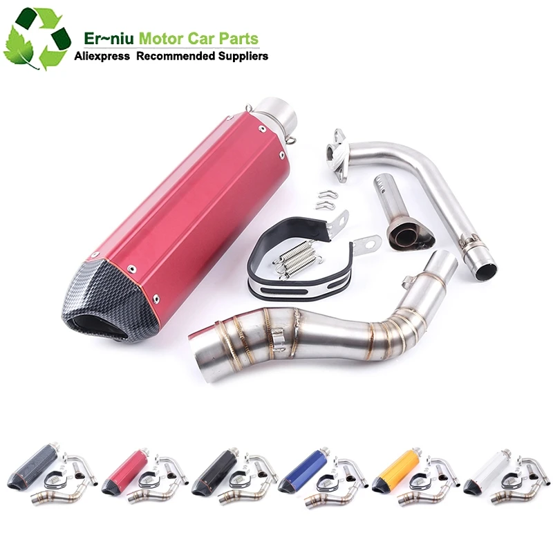 Motorcycle Exhaust Slip-On Full System Modified Front Middle Link Pipe Muffler With Stciker For yamaha NVX155 NVX 155 Aerox155
Motorcycle Exhaust Slip-On Full System Modified Front Middle Link Pipe Muffler With Stciker For yamaha NVX155 NVX 155 Aerox155