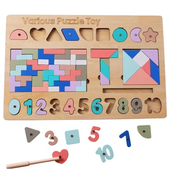 New Colorful Wooden Tangram Brain Teaser Puzzle Toys Play Game Preschool Magination Intellectual Educational Kid Toy D148 
New Colorful Wooden Tangram Brain Teaser Puzzle Toys Play Game Preschool Magination Intellectual Educational Kid Toy D148