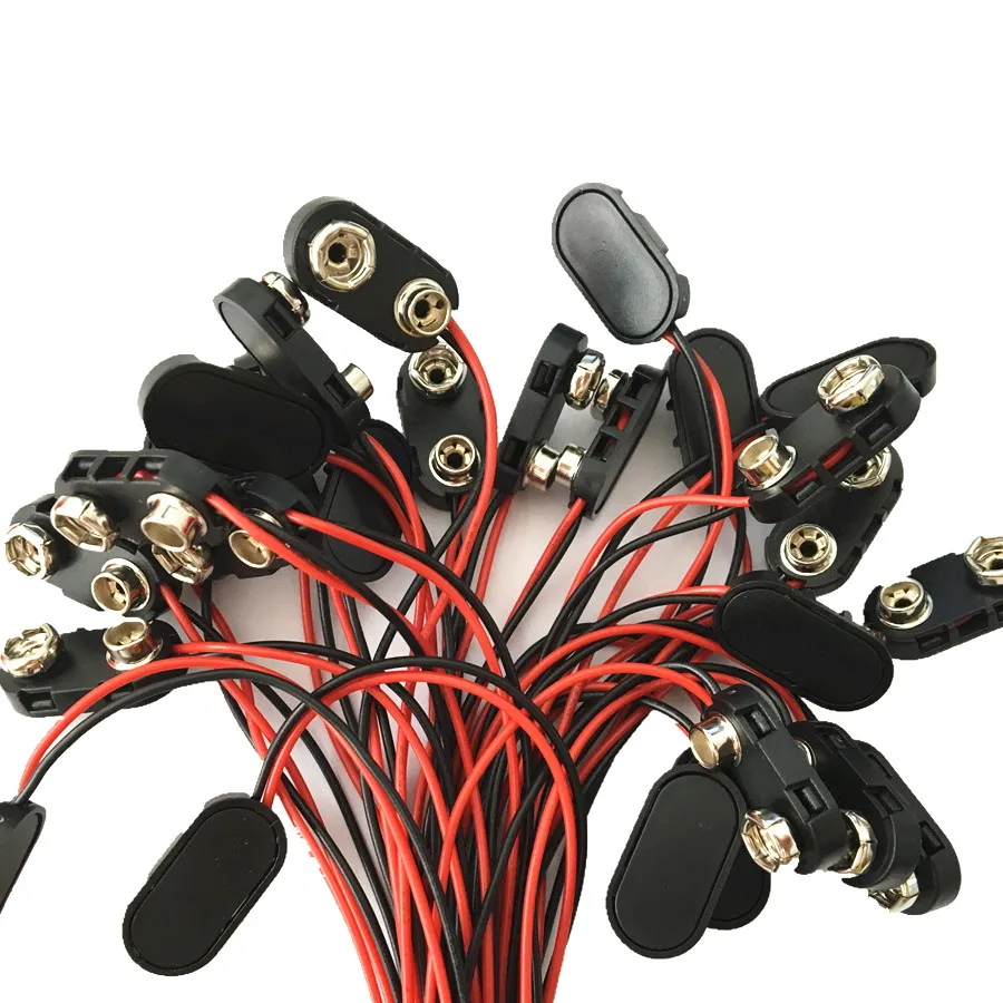 Wholesale 9V battery snap connector I shape 9V battery button connector plastic case copper button with 6'' wires ,1000pcs/lot
Wholesale 9V battery snap connector I shape 9V battery button connector plastic case copper button with 6'' wires ,1000pcs/lot