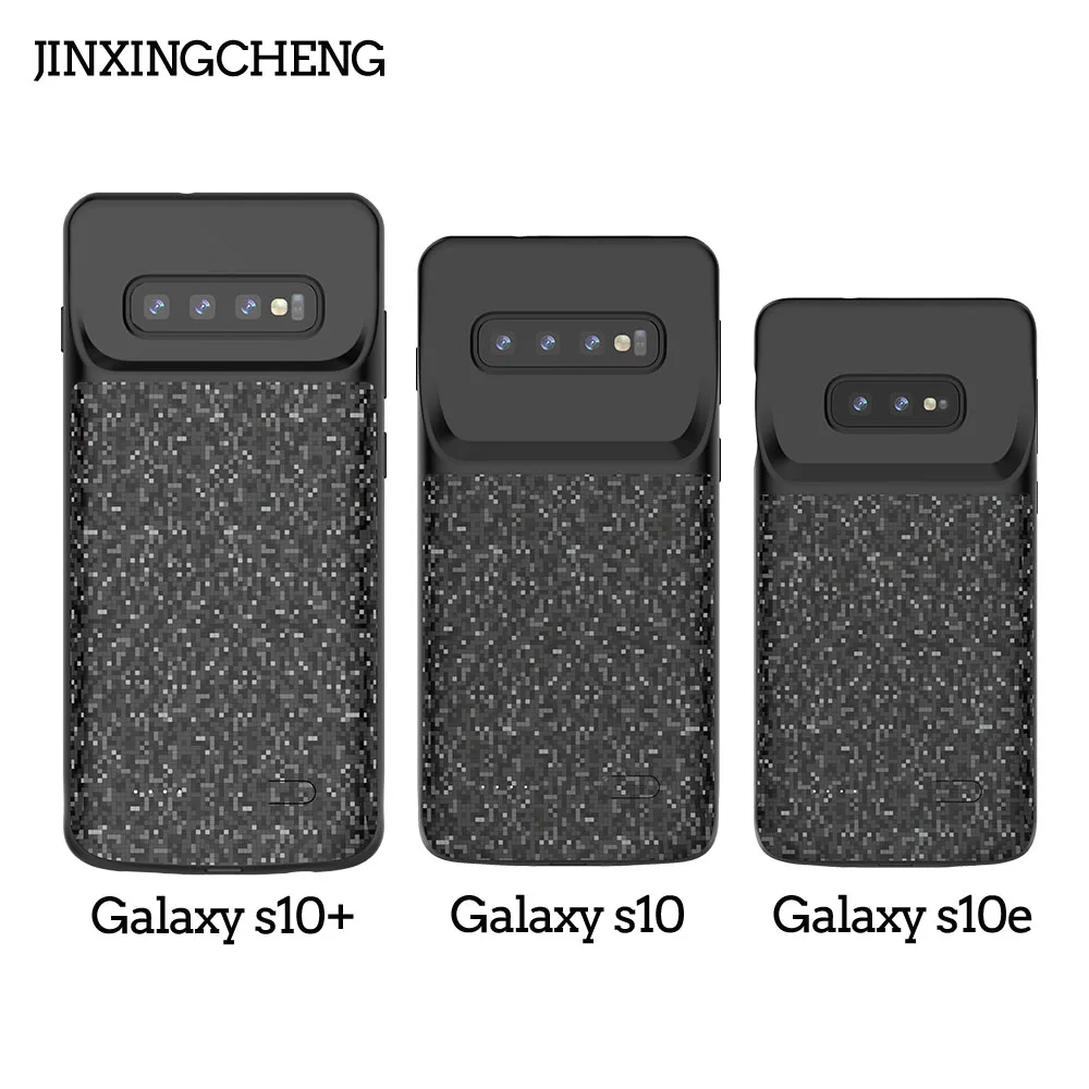 JINXINGCHENG Silicone Frame Charger Battery Case for Samsung Galaxy S10+ S10 S10e 4700mah Back Clip Fast Battery Charger Cover
JINXINGCHENG Silicone Frame Charger Battery Case for Samsung Galaxy S10+ S10 S10e 4700mah Back Clip Fast Battery Charger Cover