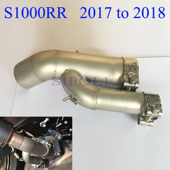 S1000RR Motorcycle Exhaust Pipe Middle Link Bend Tube Slip On For BMW S1000RR 2017 2018 Years Without Muffler 
S1000RR Motorcycle Exhaust Pipe Middle Link Bend Tube Slip On For BMW S1000RR 2017 2018 Years Without Muffler