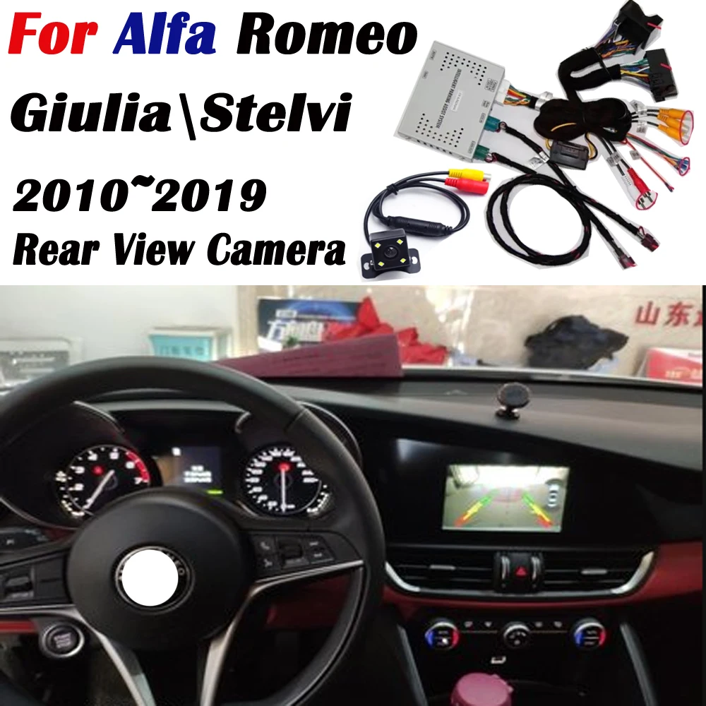 Rear view Camera For Alfa Romeo Giulia\Stelvi 2010~2019 adapter Original Screen Upgrading system Display Revers camera Decoder
Rear view Camera For Alfa Romeo Giulia\Stelvi 2010~2019 adapter Original Screen Upgrading system Display Revers camera Decoder