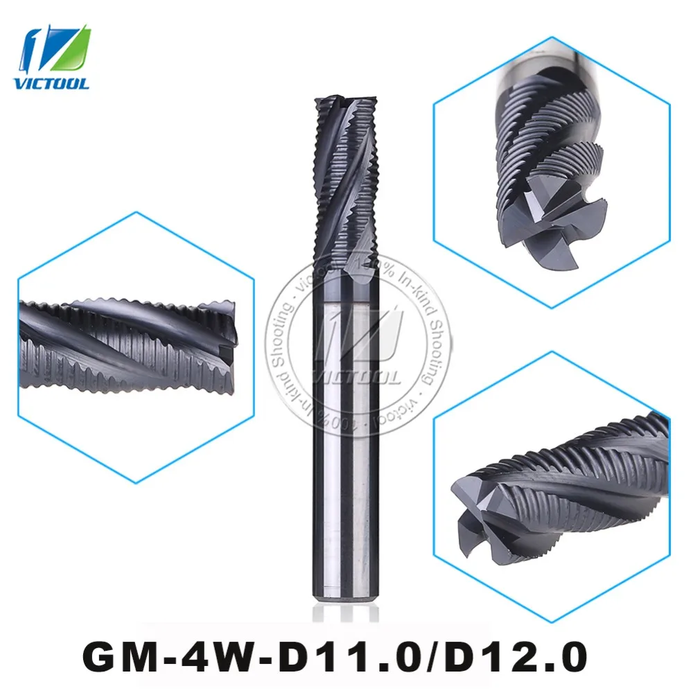 Gm-4w-d11.0/d12.0 высокое Скорость фрезерные Резаки для SIM-карт 4-Флейта Приплюснутые