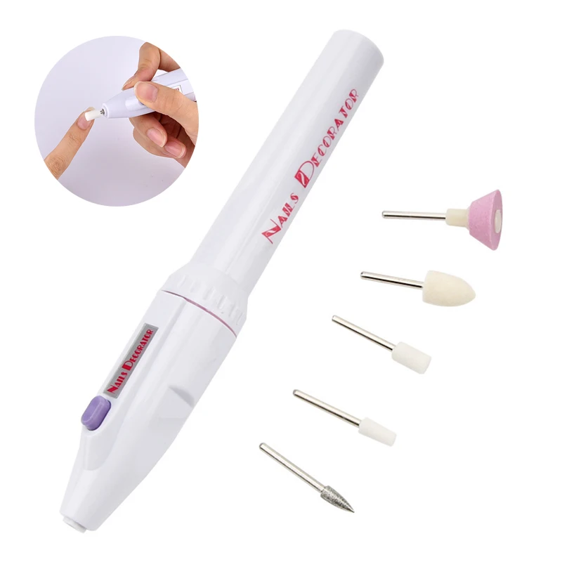 5 in 1 Mini Electric Nail Drill Pen Machine Care Set Manicure Pedicure Gel Polish File Buffer Nail Art Drill Tools Home Use
5 in 1 Mini Electric Nail Drill Pen Machine Care Set Manicure Pedicure Gel Polish File Buffer Nail Art Drill Tools Home Use
