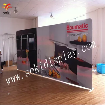 10ft 260gsm polyester graphic with Aluminum alloy Frame Press conference display equipment
10ft 260gsm polyester graphic with Aluminum alloy Frame Press conference display equipment