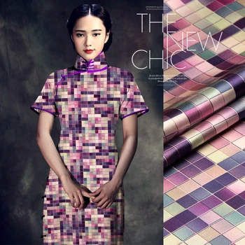 118cm wide 19mm 93% silk & 7% spandex purple mosaic print silk satin fabric for dress shirt clothes
118cm wide 19mm 93% silk & 7% spandex purple mosaic print silk satin fabric for dress shirt clothes