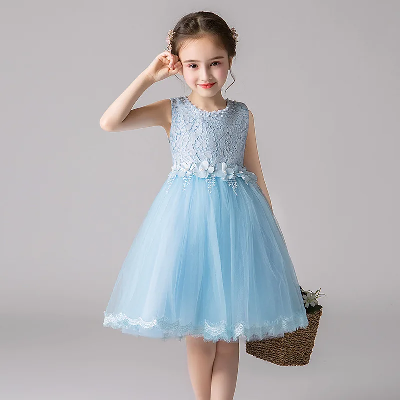 Elegant Summer Mesh Sky Blue Little Girls Ball Gowns Princess Kids Junior Bridesmaid Dresses Evening Prom Party Vest Sundress
Elegant Summer Mesh Sky Blue Little Girls Ball Gowns Princess Kids Junior Bridesmaid Dresses Evening Prom Party Vest Sundress