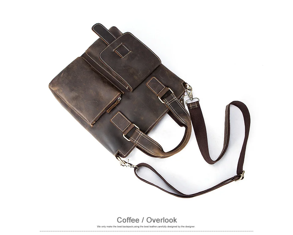 8 man bag genuine leather