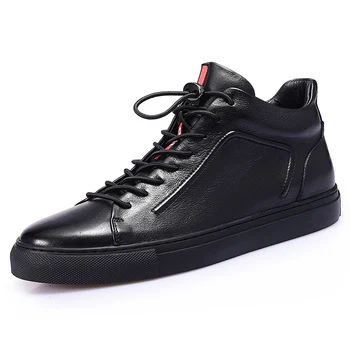 2018 New Fashion Brand Leisure black Shoes Men Sneaker Shoe High Top Soft Lace Up Youth Male Cow Suede Cowhide Casual Shoe male
2018 New Fashion Brand Leisure black Shoes Men Sneaker Shoe High Top Soft Lace Up Youth Male Cow Suede Cowhide Casual Shoe male