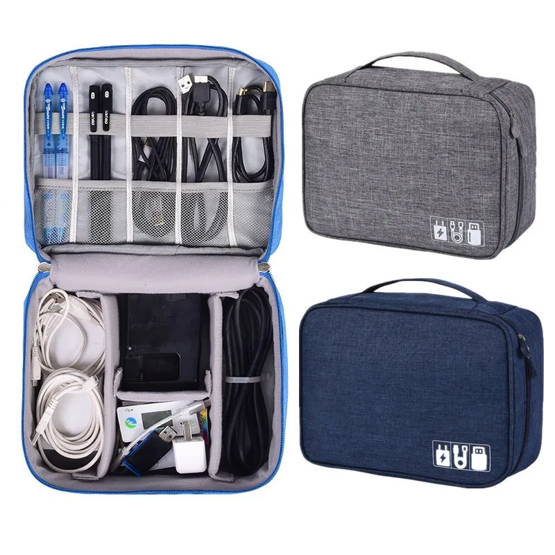Creative Electronic Storage Bag Multi-function Digital Package Net Bag Lattice Portable Travel Storage Bag Storage Organization
Creative Electronic Storage Bag Multi-function Digital Package Net Bag Lattice Portable Travel Storage Bag Storage Organization