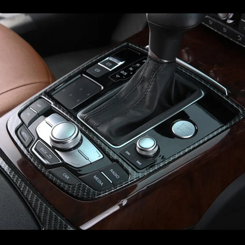 Carbon Fiber Style Center Console Gear Shift Frame Decoration Cover Trim For Audi A6 C7 2012-18 Stainless Steel Car Accessories
Carbon Fiber Style Center Console Gear Shift Frame Decoration Cover Trim For Audi A6 C7 2012-18 Stainless Steel Car Accessories