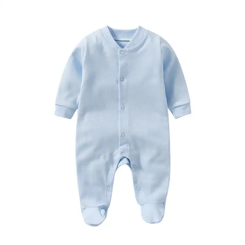 solid color baby sleepers