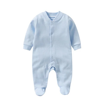 Baby Clothes Pajamas with Footies Buttons-Up 100% Cotton Full-Sleeves Solid Color Soft Baby Footed Sleepers 3-12 Months
Baby Clothes Pajamas with Footies Buttons-Up 100% Cotton Full-Sleeves Solid Color Soft Baby Footed Sleepers 3-12 Months