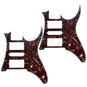 2PCS Dark Brown Tortoise Shell HSH Guitar Pickguard For Ibanez RG250 replacement
2PCS Dark Brown Tortoise Shell HSH Guitar Pickguard For Ibanez RG250 replacement