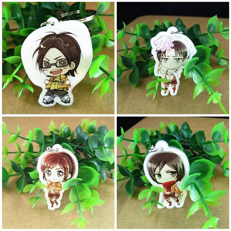 Cartoon Attack On Titan Acrylic Keychain Eren Levi Rivaille Pendants Keyring Cosplay Surrounding Llavero Chaveiro
Cartoon Attack On Titan Acrylic Keychain Eren Levi Rivaille Pendants Keyring Cosplay Surrounding Llavero Chaveiro