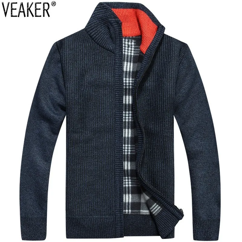 2019 Winter Autumn New Men's Thick Sweatercoat Male Slim Fit Fleece Sweaters coat Outerwear Solid Color Sweater Jacket M-3XL
2019 Winter Autumn New Men's Thick Sweatercoat Male Slim Fit Fleece Sweaters coat Outerwear Solid Color Sweater Jacket M-3XL
