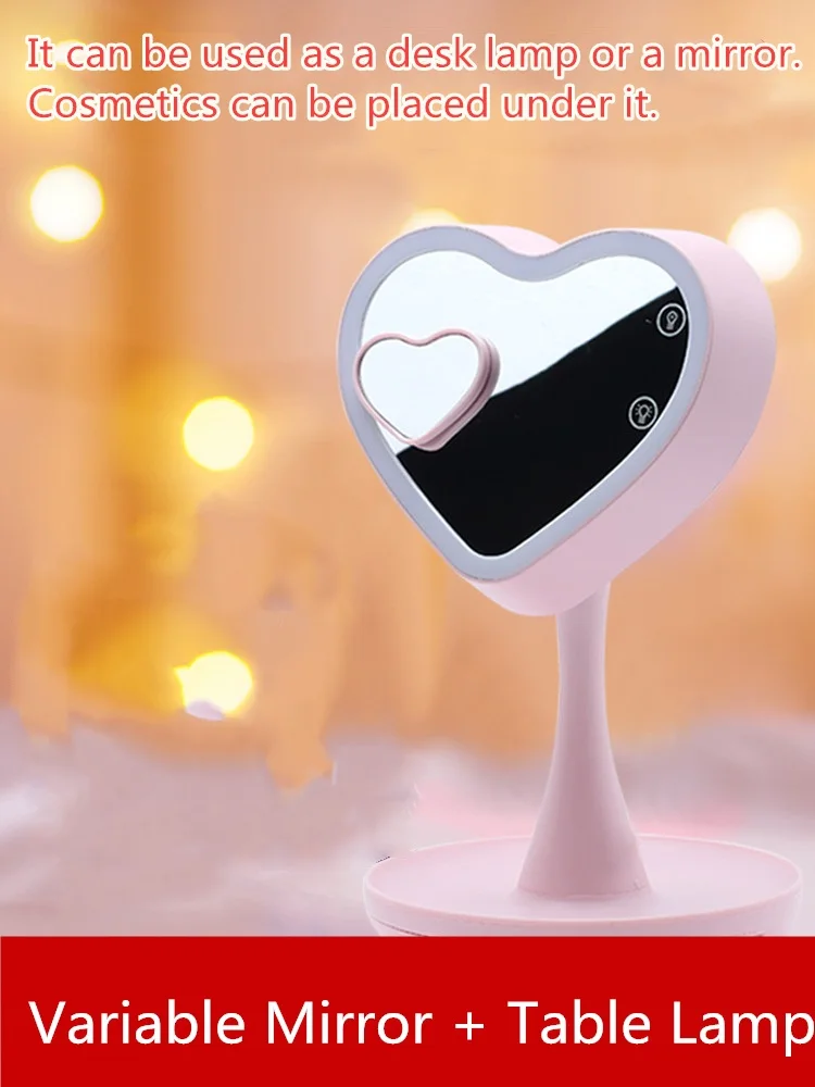 Creative USB Charger LED cosmetic mirror lamp Home furnishings Girlfriend's Birthday Gift
Creative USB Charger LED cosmetic mirror lamp Home furnishings Girlfriend's Birthday Gift