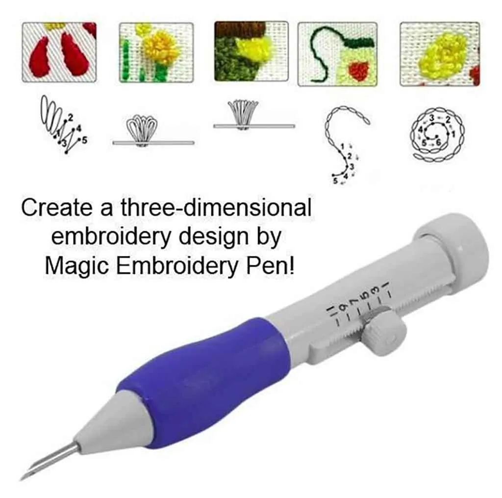 Magic DIY Embroidery Pen Set Knitting Sewing Tool Kit Punch Needle Stitching Weaving Tool Fancy Adults DIY Embroidery Tool 64P
Magic DIY Embroidery Pen Set Knitting Sewing Tool Kit Punch Needle Stitching Weaving Tool Fancy Adults DIY Embroidery Tool 64P