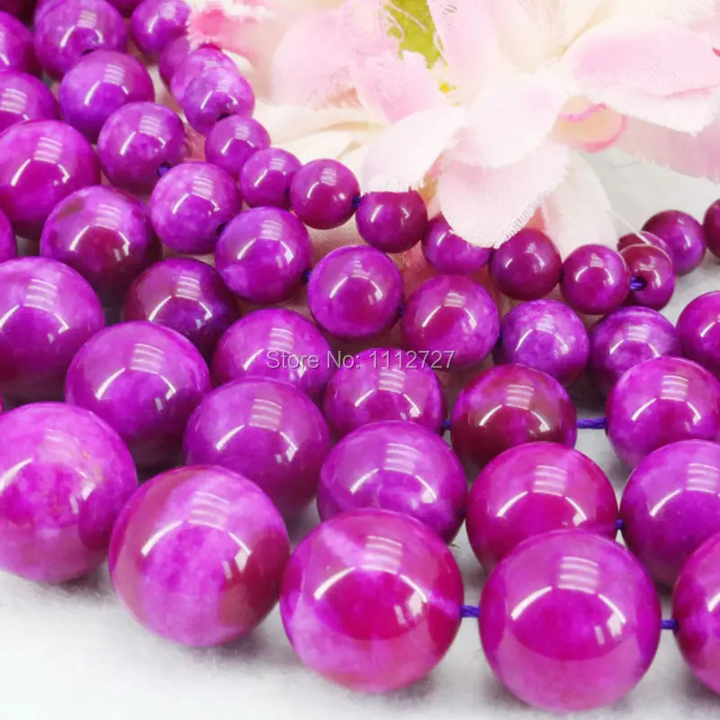 6 8 10 12mm Rose Purple Chalcedony Loose Stone Loose DIY Beads Gift Women Girls Accessories Crafts Jewelry Making Fitting Female
6 8 10 12mm Rose Purple Chalcedony Loose Stone Loose DIY Beads Gift Women Girls Accessories Crafts Jewelry Making Fitting Female