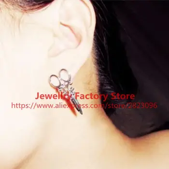 600sets /lot Women Girl Small Scissor Stud Earrings Bijoux Femme Channel Punk Accessories Cheap Fashion Jewelry wholesale 
600sets /lot Women Girl Small Scissor Stud Earrings Bijoux Femme Channel Punk Accessories Cheap Fashion Jewelry wholesale