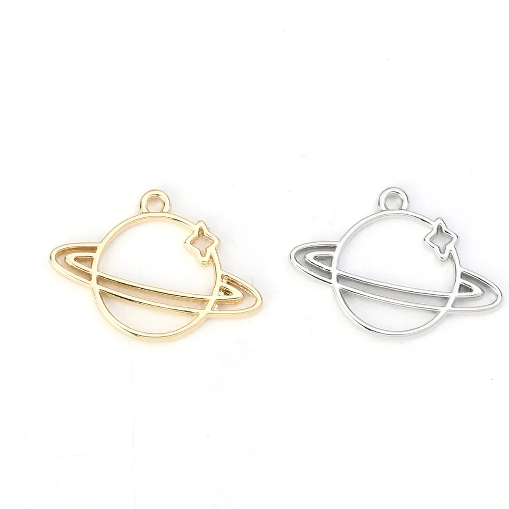 Doreen Box New Fashion Zinc Based Alloy Galaxy Charms Planet Silver/Gold Color Pendants 27mm(1 1/8") x 19mm( 6/8"), 10 PCs
Doreen Box New Fashion Zinc Based Alloy Galaxy Charms Planet Silver/Gold Color Pendants 27mm(1 1/8") x 19mm( 6/8"), 10 PCs
