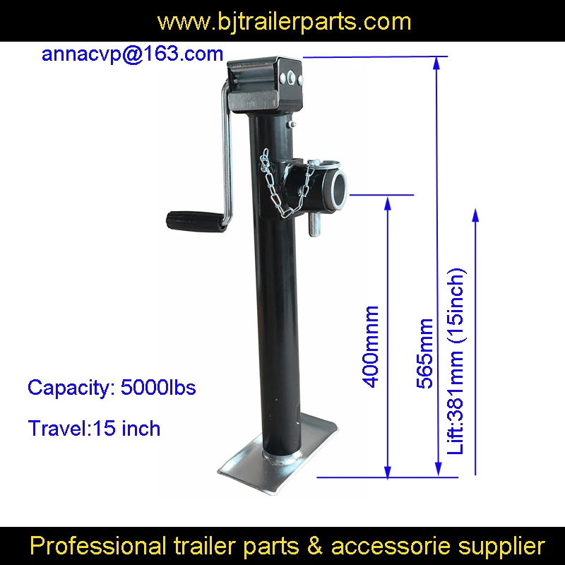TRAILER JACK Side Wind 5000 lbs Pipe Mount Swivel Jack Round Pipe Mount Swivel Trailer Jack Sidewind 15" Lift Camper Trailer RV
TRAILER JACK Side Wind 5000 lbs Pipe Mount Swivel Jack Round Pipe Mount Swivel Trailer Jack Sidewind 15" Lift Camper Trailer RV