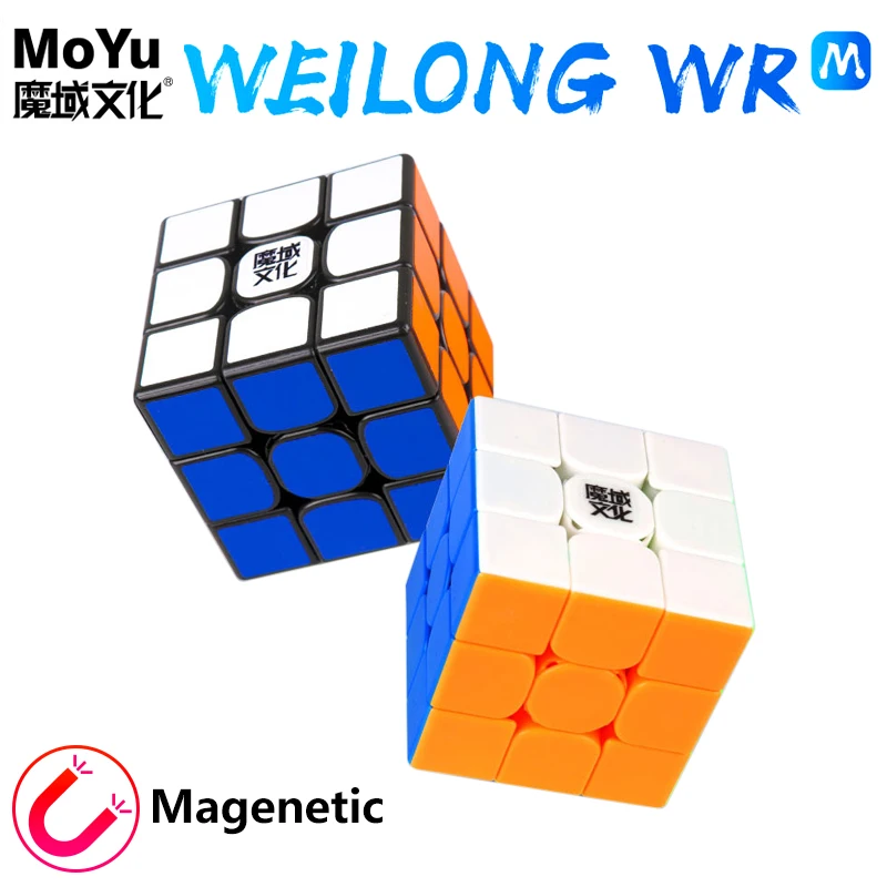 New MoYu Weilong WR M 3X3X3 Magnetic Magic Speed Cube Professional Stickerless Puzzle Cubo Magico Magnets WRM Toys For Children
New MoYu Weilong WR M 3X3X3 Magnetic Magic Speed Cube Professional Stickerless Puzzle Cubo Magico Magnets WRM Toys For Children