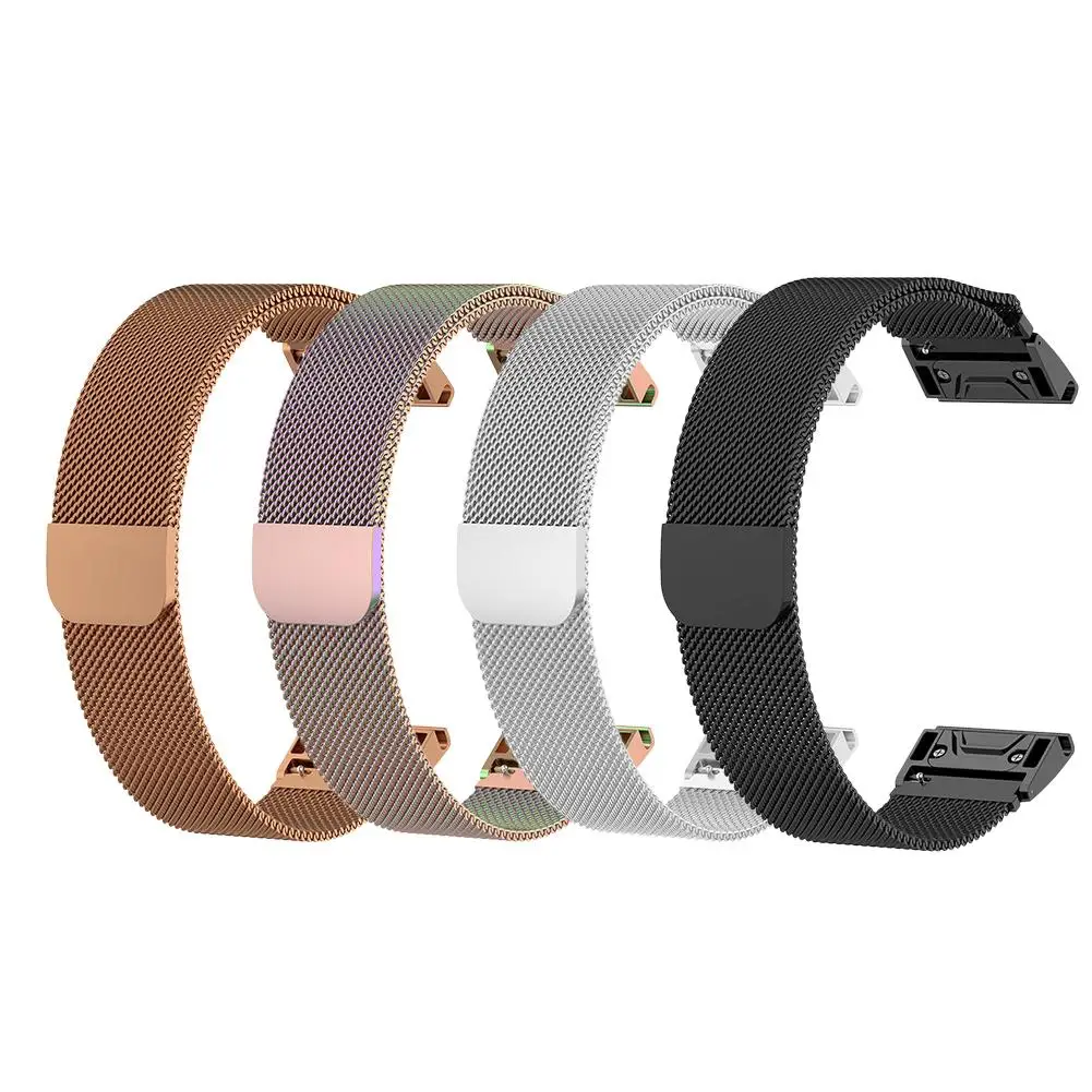 New Magnetic Milanese Stainless steel Replacement Watch Strap Wrist Strap 22MM For Garmin Fenix5 Fenix 5 Smart Watch Adjustable
New Magnetic Milanese Stainless steel Replacement Watch Strap Wrist Strap 22MM For Garmin Fenix5 Fenix 5 Smart Watch Adjustable