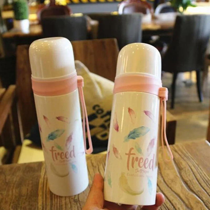 500ml Beautiful Feather Double Wall Insulated Thermos Cup Vacuum Flask Coffee Mug Travel Drink Bottle Thermocup
500ml Beautiful Feather Double Wall Insulated Thermos Cup Vacuum Flask Coffee Mug Travel Drink Bottle Thermocup