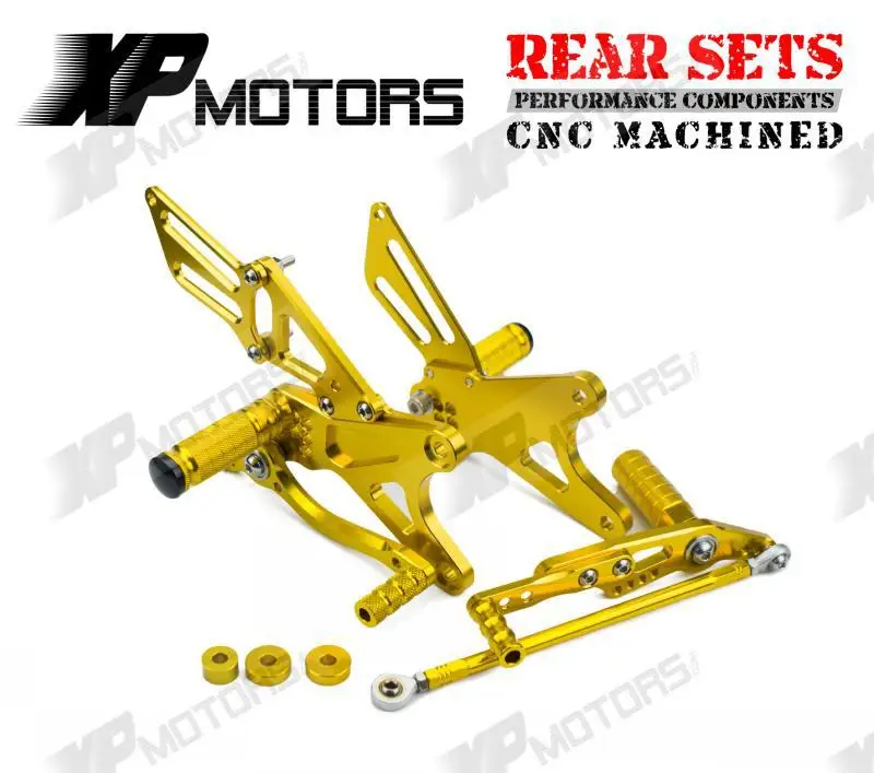 Gold Racing Adjustable Foot pegs Rearset Rear Sets For Yamaha YZF-R1 2009 2010 2011 2012 2013 2014 YZF-R1 LE 2009 2010 2011 2012
Gold Racing Adjustable Foot pegs Rearset Rear Sets For Yamaha YZF-R1 2009 2010 2011 2012 2013 2014 YZF-R1 LE 2009 2010 2011 2012