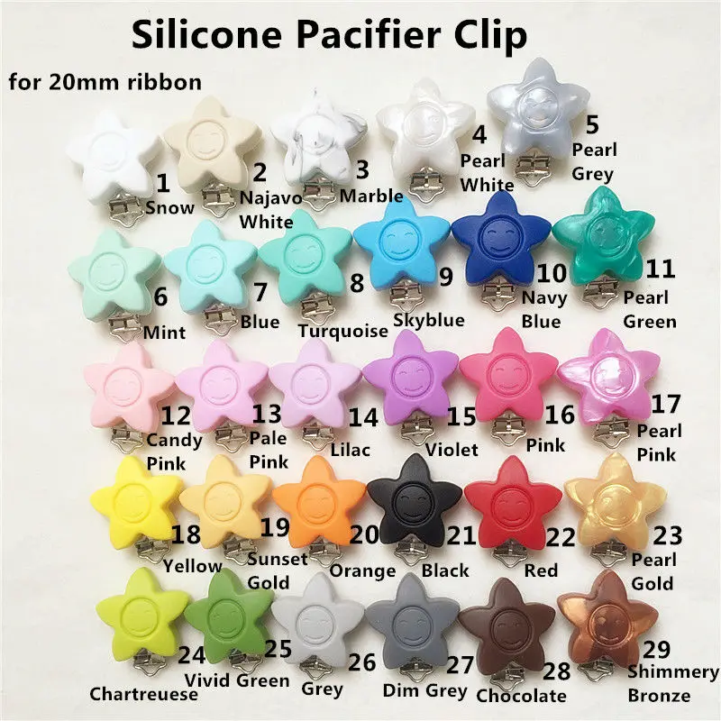20pcs Silicone Flower Baby Dummy Teether Pacifier Chain Clips Baby Soother Nursing Accessories Holder Clips 5 color 48*63*33mm
20pcs Silicone Flower Baby Dummy Teether Pacifier Chain Clips Baby Soother Nursing Accessories Holder Clips 5 color 48*63*33mm