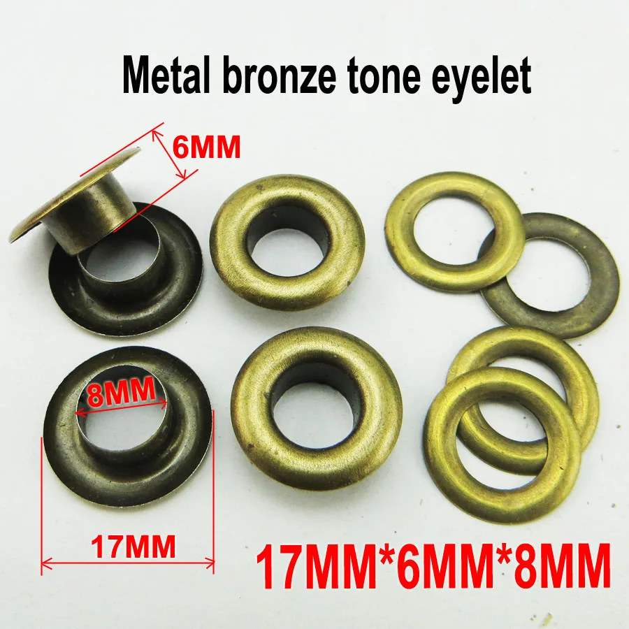 150PCS 17*6*8MM metal bronze tone EYELET button sewing clothes accessory buttons handbag eyelets ME-054
150PCS 17*6*8MM metal bronze tone EYELET button sewing clothes accessory buttons handbag eyelets ME-054