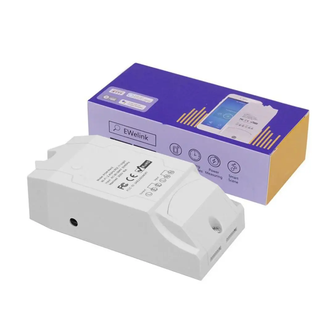 Wifi Switch Wireless Remote Control Home Automation 10A Light WiFi APP for IOS Android Smart Home Controller
Wifi Switch Wireless Remote Control Home Automation 10A Light WiFi APP for IOS Android Smart Home Controller