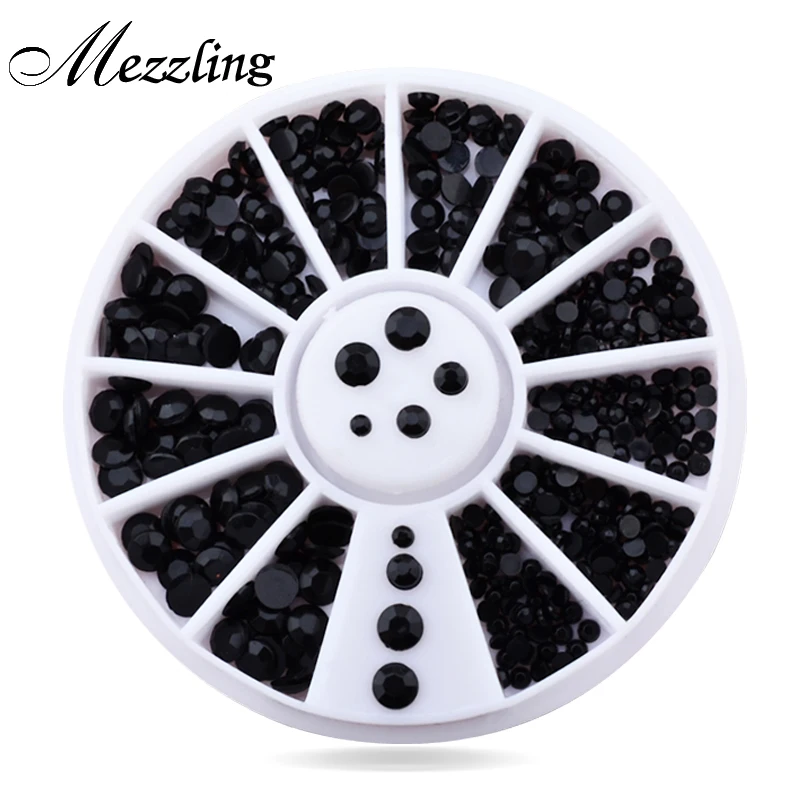 New Mix 3sizes Black 3d Nail Rhinestone Pearls Art Flatback Nail Tips Sticker Decoration Wheel
New Mix 3sizes Black 3d Nail Rhinestone Pearls Art Flatback Nail Tips Sticker Decoration Wheel